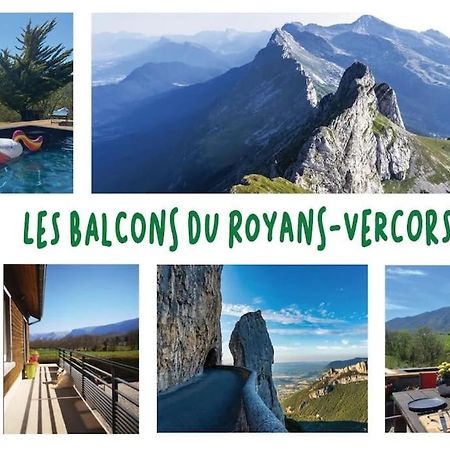 Balcons Du Royans.Logement Entier Piscine แซงต์-ฌอง-ออง-รัวยองส์ ภายนอก รูปภาพ